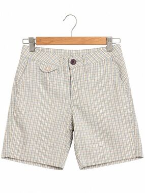 Jag  Jeans Plaid Shorts – Women’s Size 4 – Light Blue/White – Stretch Waist